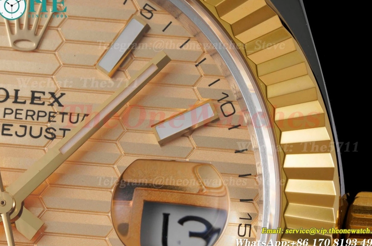 King 126333 VR3235 YG Datejust Gold SS Jubilee 904L 41mm Stk 0417